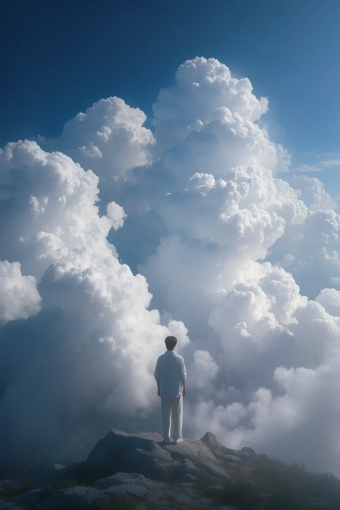 Ethereal Cloud Surrealism style AI image example 1
