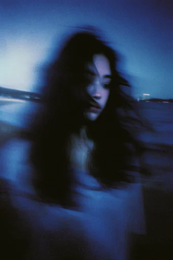 Spectral Indigo Nocturne style reference image — spectral silhouettes