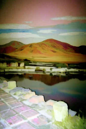 Analog Liminal Glitchcore style reference image — VHS analog glitch