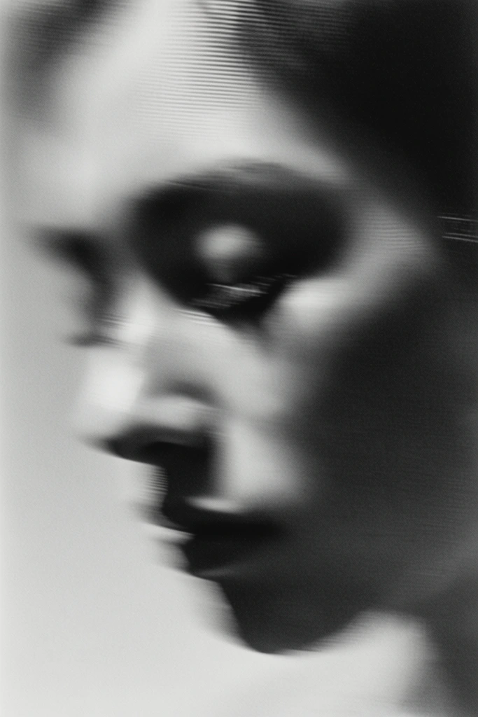 Haunting Analog Noir style AI image example 1