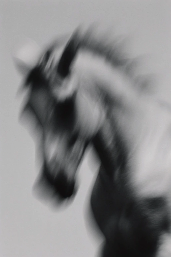 Ethereal Kinetic Monochrome style AI image example 3