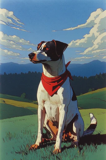 Graphic Melancholic Futurism style reference image — vast atmospheric landscapes