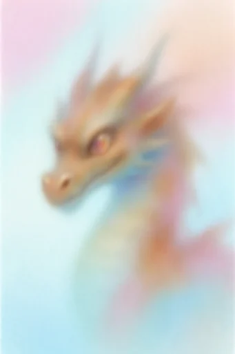 Ethereal Pictorialist Haze style reference image — pastel gradient glow