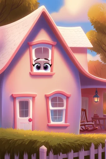 Luminous Dollhouse Animation style AI image example 4