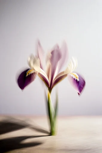 Luminous Ethereal Motion style reference image — high-key minimalist