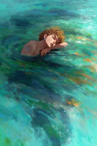 Luminous Aquatic Impressionism moodboard — generate AI images in this style
