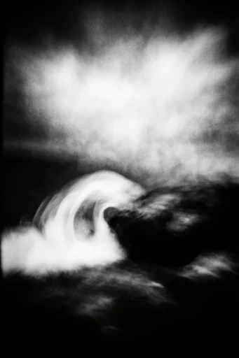Monochrome Ethereal Tempest style AI image example 2
