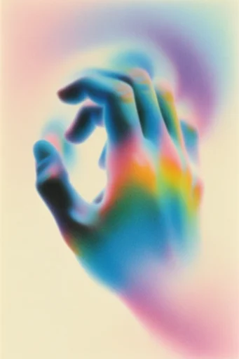 Chromatic Thermal Dreamscape style reference image — chromatic gradient glow