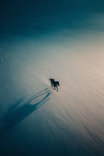 Ethereal Minimalist Solitude style AI image example 3
