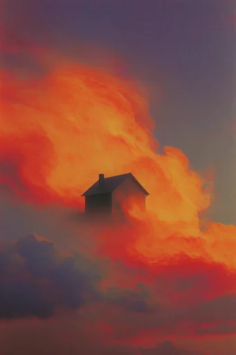 Luminous Twilight Surrealism style AI image example 4