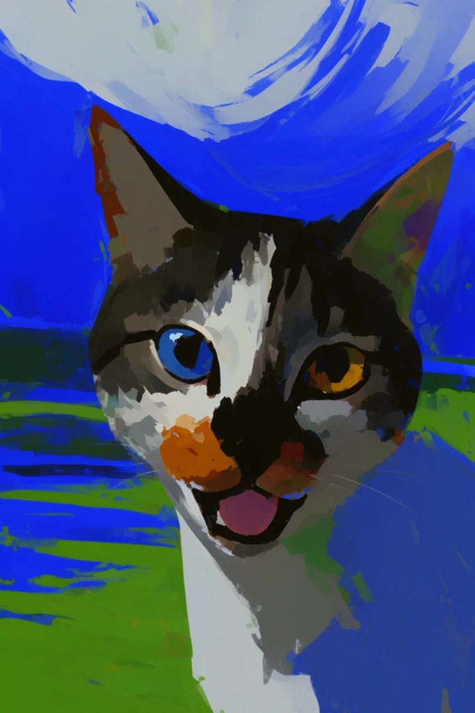 Luminous Painterly Solitude style AI image example 3
