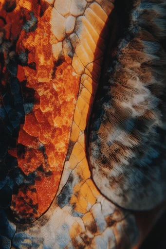 Tactile Organic Opulence style reference image — warm terracotta and amber