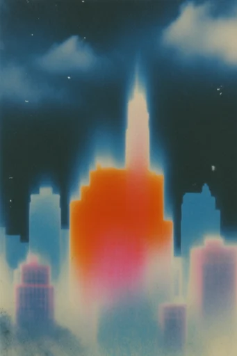 Luminescent Thermal Etherealism style reference image — thermographic glow