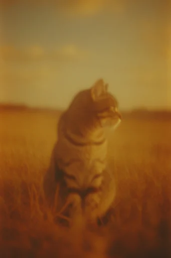 Hazy Amber Nostalgia style reference image — low-contrast sepia tones