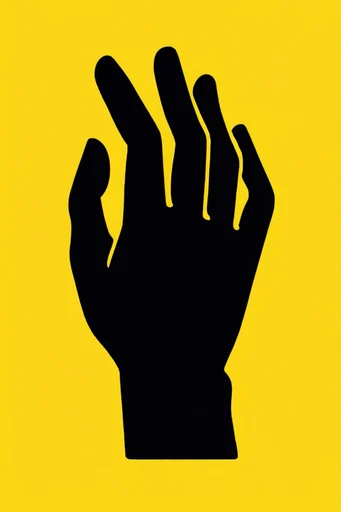 High-Contrast Fluid Noir style reference image — fluid organic silhouettes