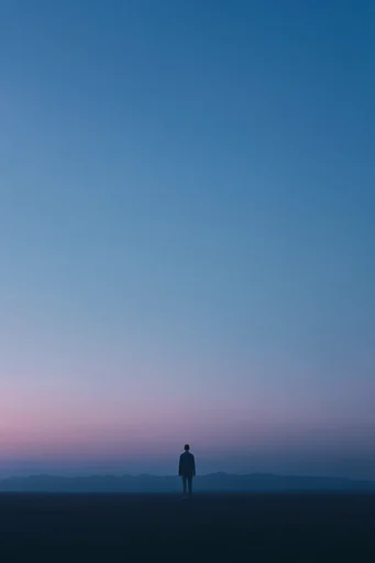Ethereal Minimalist Solitude style reference image — minimalist composition