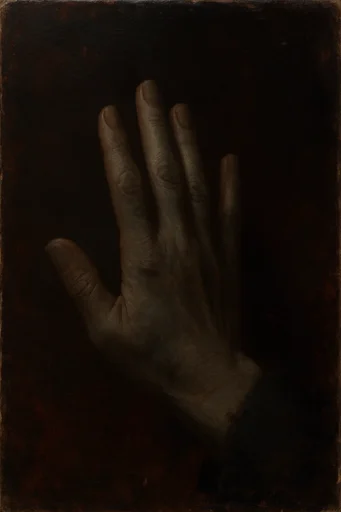Tenebrous Baroque Melancholia style reference image — somber atmosphere