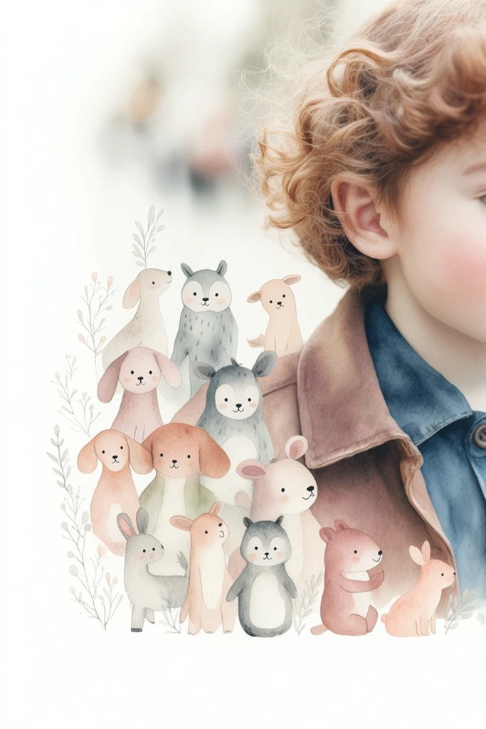 Whimsical Storybook Illustration style AI image example 1