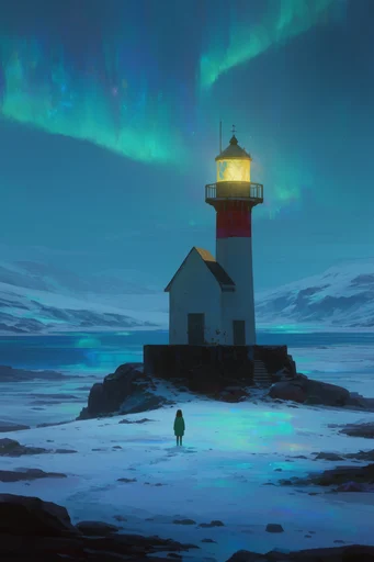 Ethereal Nocturnal Cosmicism style reference image — ethereal lighting