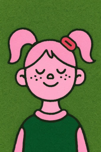 Graphic Playful Pop style reference image — minimalist graphic style