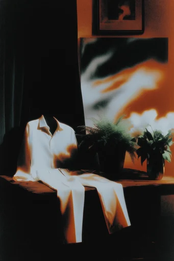 Apocalyptic Thermal Nocturne style reference image — analog film grain