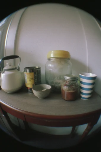 Surreal Fisheye Liminality style reference image — fisheye lens distortion