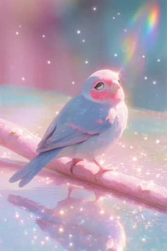 Luminous Ethereal Pastel style AI image example 3