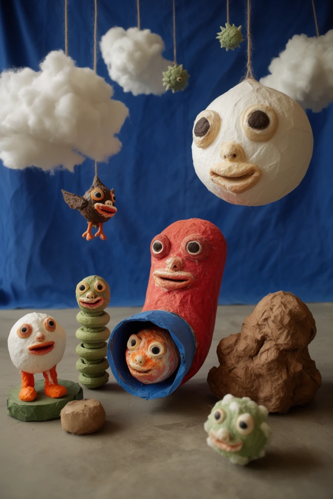 Surrealist Tactile Theater style AI image example 3