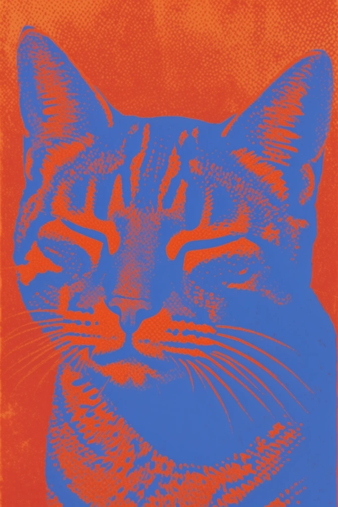 Retro Surrealist Pop style AI image example 3