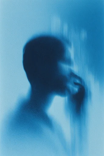 Monochromatic Ethereal Blur style reference image — motion blur