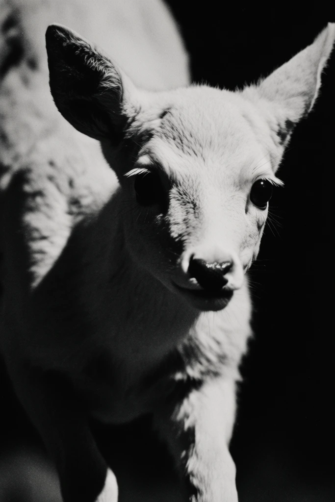Cinematic Monochrome Realism style AI image example 3