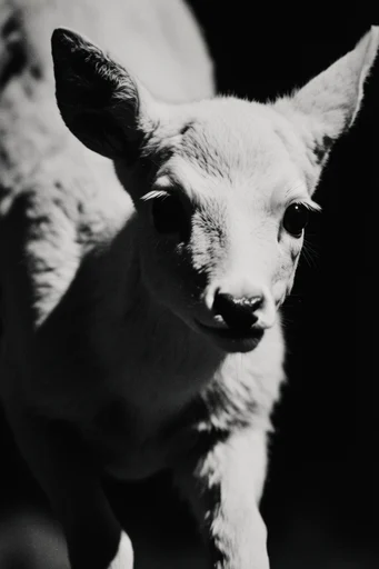Cinematic Monochrome Realism style reference image — stark chiaroscuro lighting