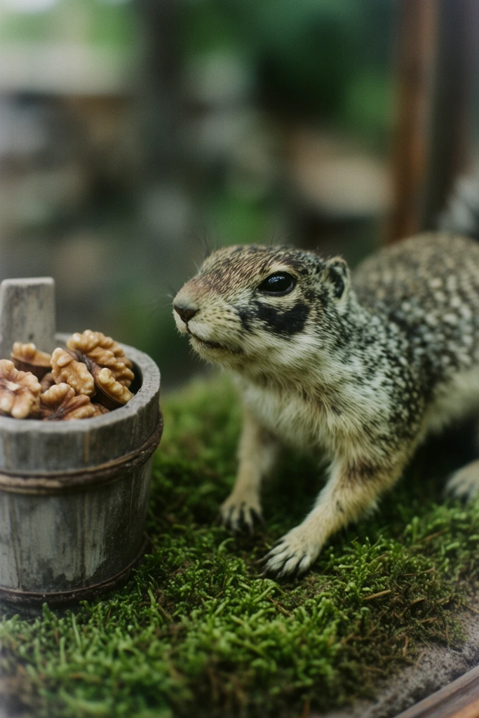 Macro Miniature Worlds style AI image example 3