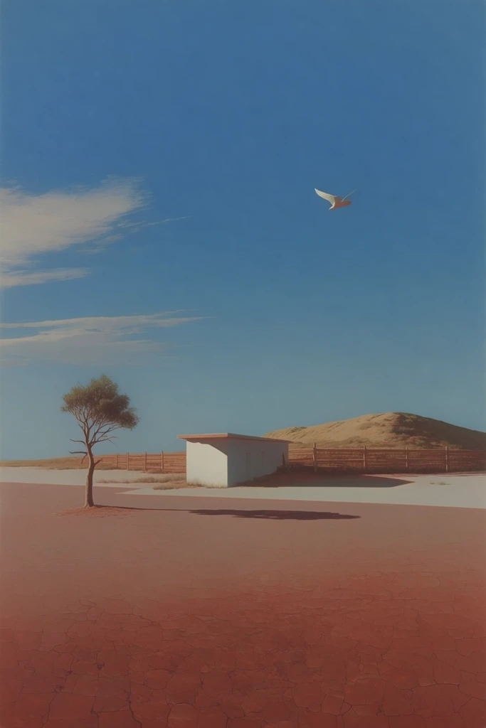 Surreal Minimalist Horizon style AI image example 2