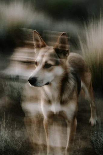 Ethereal Kinetic Nostalgia style reference image — ethereal light trails