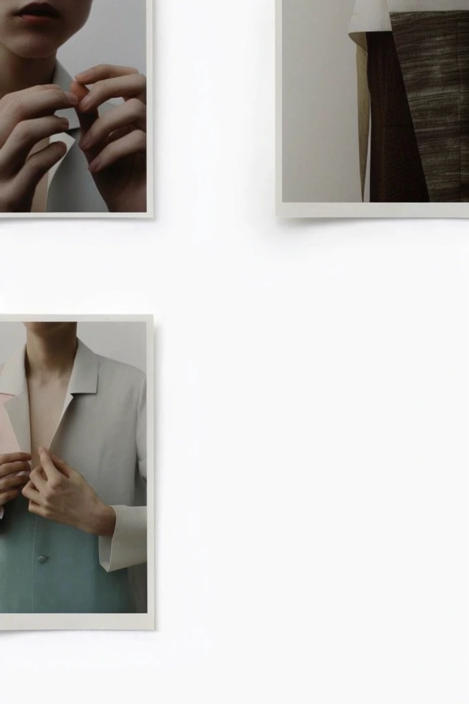 Deconstructed Archival Minimalism style AI image example 1