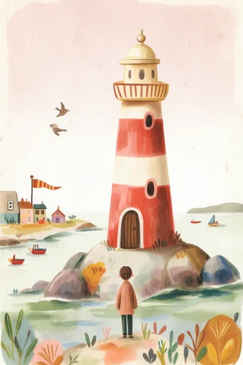 Nostalgic Folk Storybook style reference image — whimsical character design