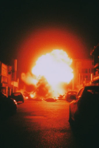 Analog Apocalyptic Radiance style reference image — analog film grain