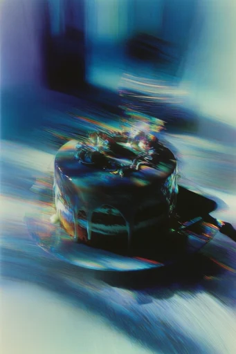 Iridescent Spectral Surrealism style reference image — ethereal layered translucency