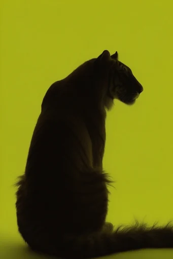 Cinematic Neon Silhouette style AI image example 3