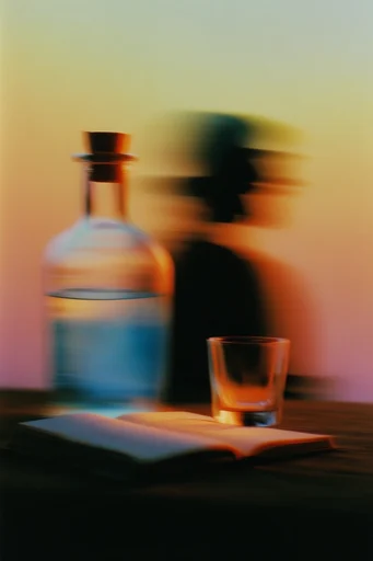 Amber Kinetic Nostalgia style reference image — motion blur