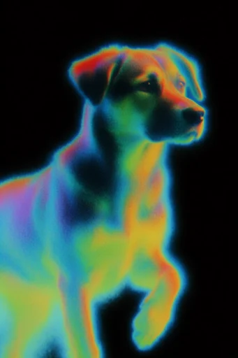 Spectral Glitch Surrealism style reference image — prismatic refraction