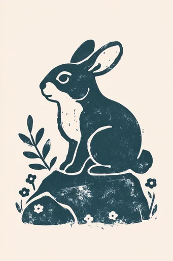 Vintage Graphic Mascotry style AI image example 3