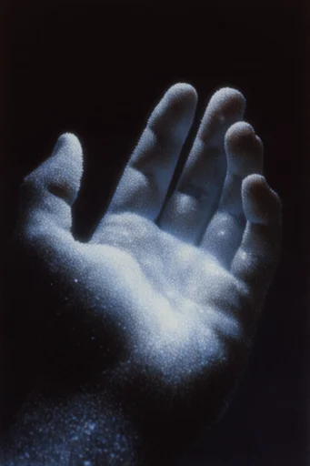 Luminous Cosmic Pointillism style reference image — chiaroscuro lighting