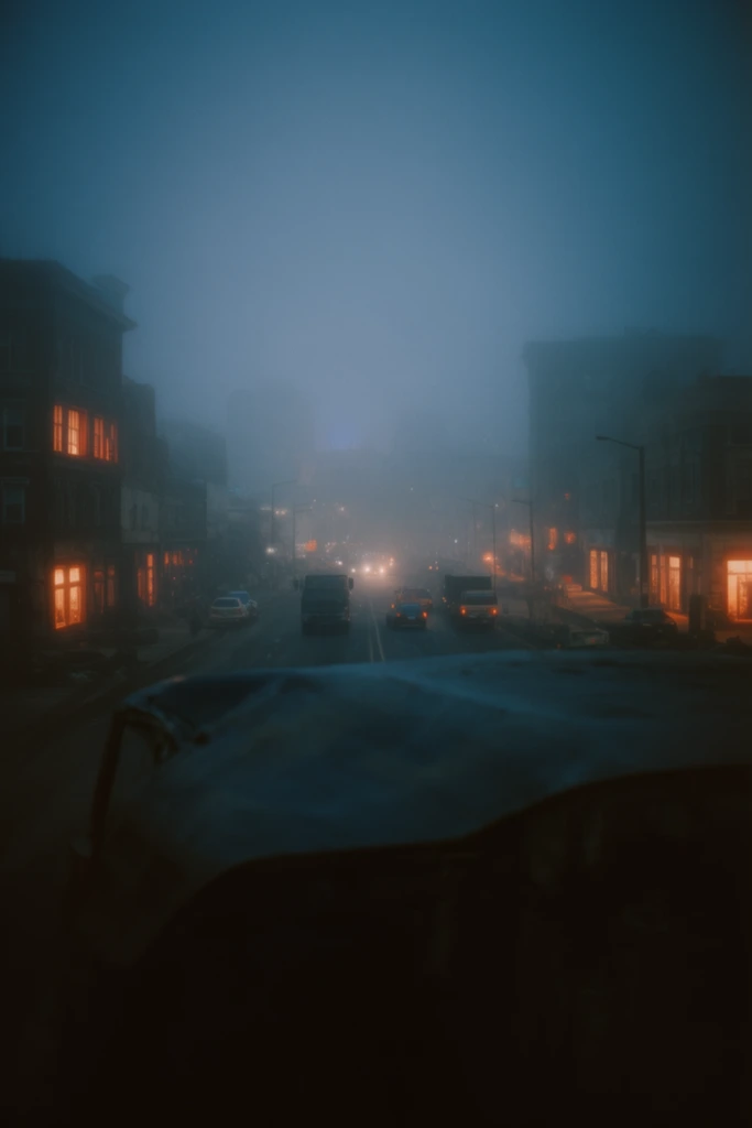 Cinematic Dystopian Brutalism style AI image example 2