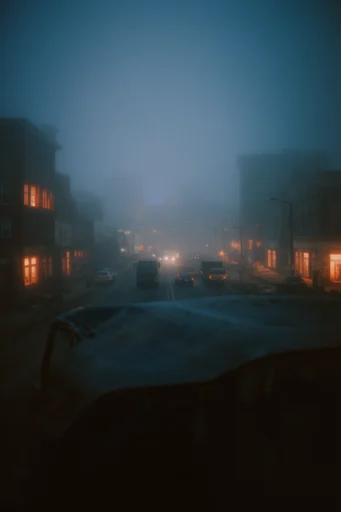 Cinematic Dystopian Brutalism style AI image example 2
