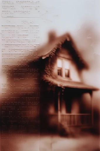 Tactile Ethereal Obscura style reference image — sepia-toned vignette