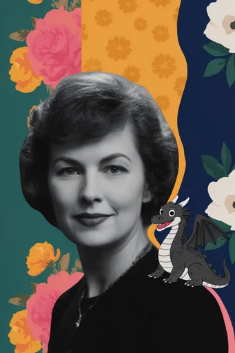 Surrealist Graphic Collage style reference image — hand-drawn textures