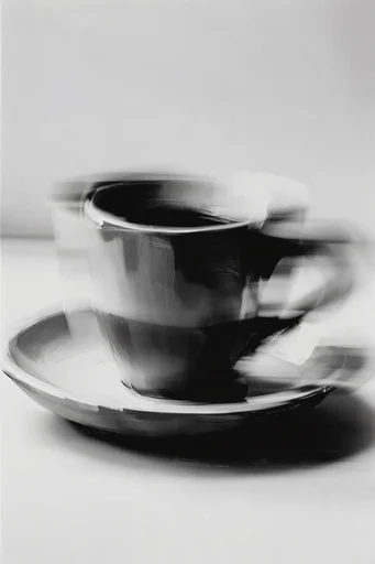 Kinetic Monochrome Avant-Garde style reference image — kinetic motion blur