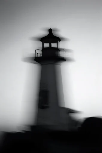Ethereal Kinetic Minimalism style reference image — analog film grain